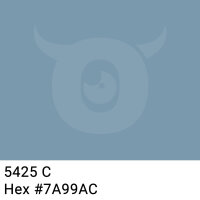 PP-adhesive tape with logo print - 1-color - 66 m blue gray #7A99AC - best value