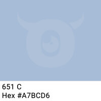 PP-adhesive tape with logo print - 1-color - 66 m light blue #A7BCD6 - best value