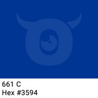 PP-adhesive tape with logo print - 1-color - 66 m dark blue #003594 - best value