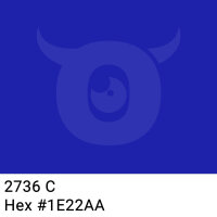 PP-adhesive tape with logo print - 1-color - 66 m dark blue #1E22AA - best value