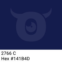 PP-adhesive tape with logo print - 1-color - 66 m very dark blue #141B4D - best value