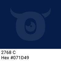 PP-adhesive tape with logo print - 1-color - 66 m very dark marine blue #071D49 - best value