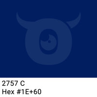 PP-adhesive tape with logo print - 1-color - 66 m dark marine blue #001E60 - best value