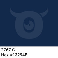 PP-adhesive tape with logo print - 1-color - 66 m very dark marine blue #13294B - best value