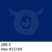 PP-adhesive tape with logo print - 1-color - 66 m dark marine blue #012169 - best value