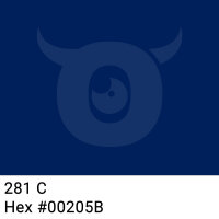 PP-adhesive tape with logo print - 1-color - 66 m dark marine blue #00205B - best value