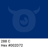 PP-adhesive tape with logo print - 1-color - 66 m dark marine blue #002D72 - best value