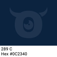 PP-adhesive tape with logo print - 1-color - 66 m very dark marine blue #0C2340 - best value