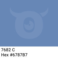 PP-adhesive tape with logo print - 1-color - 66 m light blue #6787B7 - best value