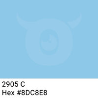 PP-Klebeband mit Logo Druck - 1-farbig - 66 m Helles Blau #8DC8E8 - Laut abrollend