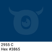 PP-adhesive tape with logo print - 1-color - 66 m dark marine blue #003865 - best value