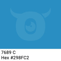 PP-adhesive tape with logo print - 1-color - 66 m light blue #298FC2 - best value