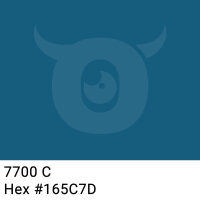 PP-adhesive tape with logo print - 1-color - 66 m dark blue #165C7D - best value