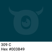 PP-Klebeband mit Logo Druck - 1-farbig - 66 m Sehr dunkles Marineblau #003B49 - Laut abrollend