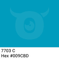 PP-adhesive tape with logo print - 1-color - 66 m vivid turquoise #009CBD - best value