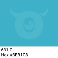 PP-adhesive tape with logo print - 1-color - 66 m light turquoise #3EB1C8 - best value