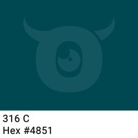 PP-adhesive tape with logo print - 1-color - 66 m very dark turquoise #004851 - best value