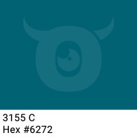 PP-adhesive tape with logo print - 1-color - 66 m dark turquoise #006272 - best value