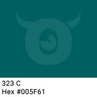 PP-Klebeband mit Logo Druck - 1-farbig - 66 m Dunkles Türkis #005F61 - Laut abrollend