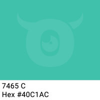 PP-adhesive tape with logo print - 1-color - 66 m light turquoise #40C1AC - best value