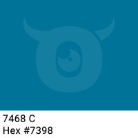 PP-adhesive tape with logo print - 1-color - 66 m dark turquoise #007398 - best value