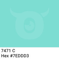 PP-adhesive tape with logo print - 1-color - 66 m light turquoise #7EDDD3 - best value