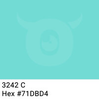 PP-adhesive tape with logo print - 1-color - 66 m light turquoise #71DBD4 - best value