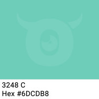 PP-adhesive tape with logo print - 1-color - 66 m blueish green #6DCDB8 - best value