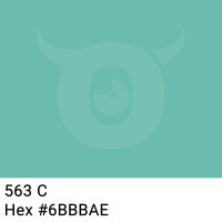 PP-adhesive tape with logo print - 1-color - 66 m blueish green #6BBBAE - best value