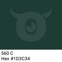 PP-adhesive tape with logo print - 1-color - 66 m very dark green #1D3C34 - best value