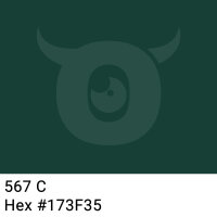 PP-adhesive tape with logo print - 1-color - 66 m very dark green #173F35 - best value