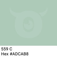 PP-adhesive tape with logo print - 1-color - 66 m pale turquoise gray #ADCAB8 - best value