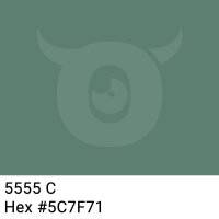 PP-adhesive tape with logo print - 1-color - 66 m olive green #5C7F71 - best value