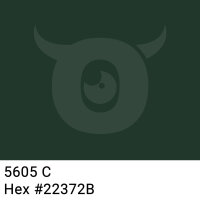 PP-adhesive tape with logo print - 1-color - 66 m dark green #22372B - best value