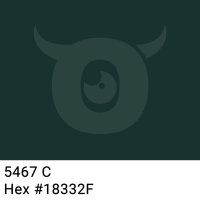 PP-adhesive tape with logo print - 1-color - 66 m very dark green #18332F - best value