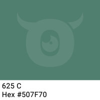 PP-adhesive tape with logo print - 1-color - 66 m dark sea green #507F70 - best value