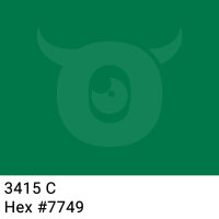 PP-adhesive tape with logo print - 1-color - 66 m dark blattgreen #007749 - best value