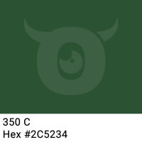 PP-adhesive tape with logo print - 1-color - 66 m dark olive green #2C5234 - best value