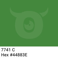 PP-adhesive tape with logo print - 1-color - 66 m dark green #44883E - best value