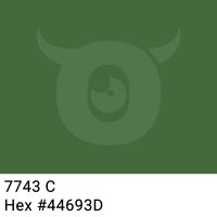 PP-adhesive tape with logo print - 1-color - 66 m dark sea green #44693D - best value