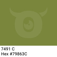 PP-adhesive tape with logo print - 1-color - 66 m dark olive green #79863C - best value