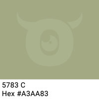 PP-adhesive tape with logo print - 1-color - 66 m gray #A3AA83 - best value