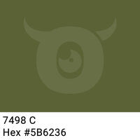 PP-adhesive tape with logo print - 1-color - 66 m dark olive #5B6236 - best value