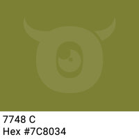 PP-adhesive tape with logo print - 1-color - 66 m dark khaki #7C8034 - best value