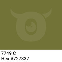 PP-adhesive tape with logo print - 1-color - 66 m dark olive #727337 - best value