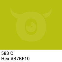 PP-adhesive tape with logo print - 1-color - 66 m olive green #B7BF10 - best value