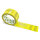 PP-adhesive tape with logo print - 1-color - 66 m lemon yellow #F3E500 - best value