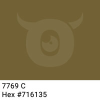 PP-adhesive tape with logo print - 1-color - 66 m dark brown #716135 - best value