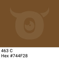 PP-adhesive tape with logo print - 1-color - 66 m dark copper brown #744F28 - best value