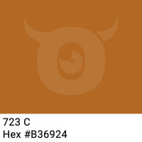 PP-adhesive tape with logo print - 1-color - 66 m rust orange #B36924 - best value